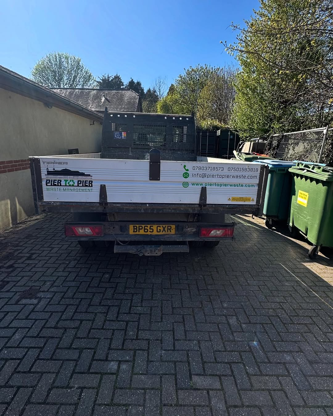 Pier to Pier van loaded after a clearance
