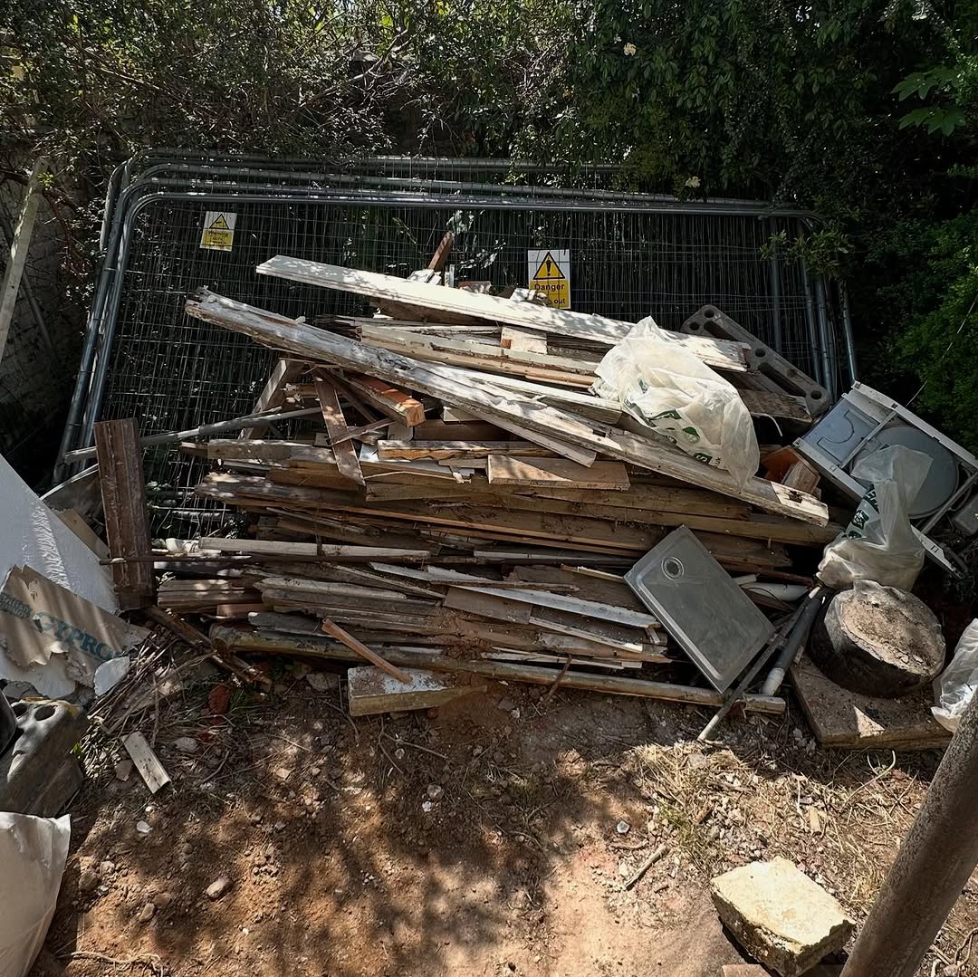 Sorted load on the way to a licensed transfer station